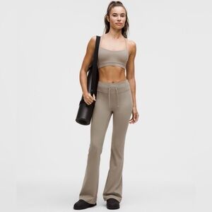 Lululemon Groove Nulu Flare Warm - Warm Ash Grey (size 4)
